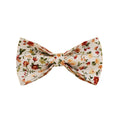 Velvet flower dog collar and harness set