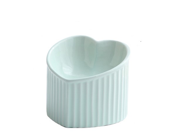 Heart Shaped Tilted Ceramic Bowl