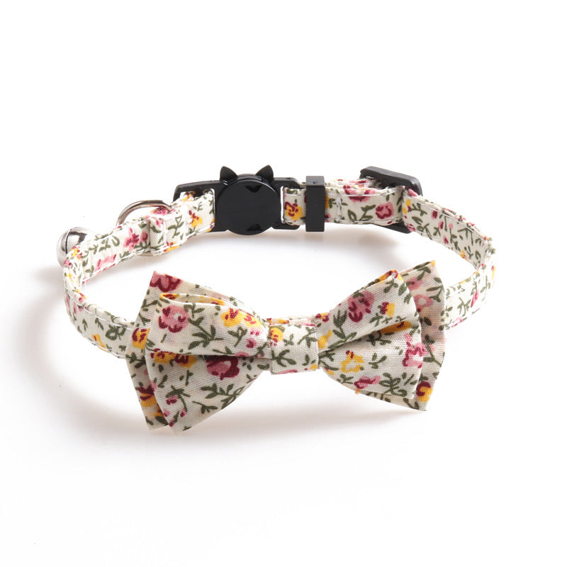 wild flower cat collar