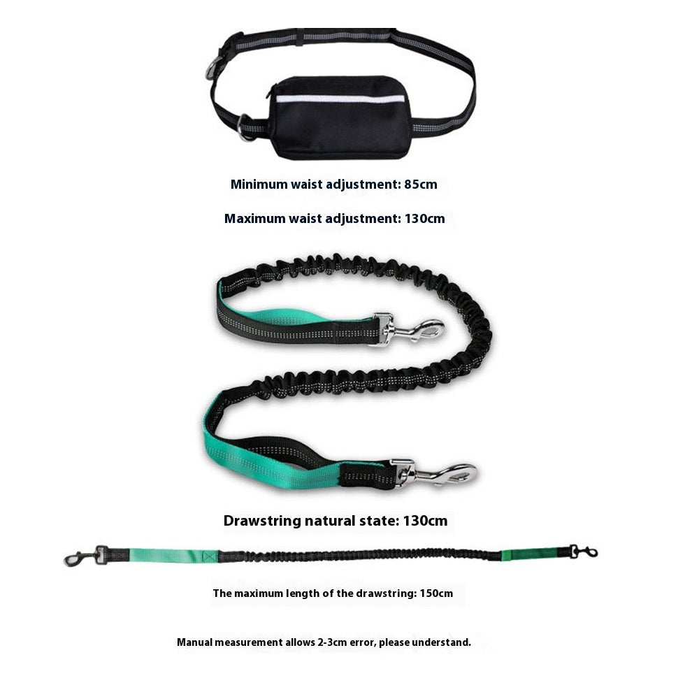 Hands-free Dog Leash with Fanny Pack