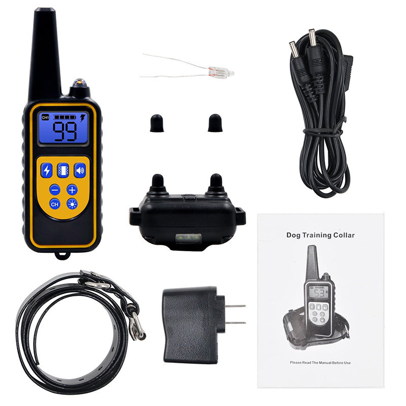 Remote Control water resistant Dog Training Device Dog Collar