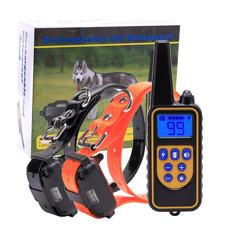 Remote Control water resistant Dog Training Device Dog Collar
