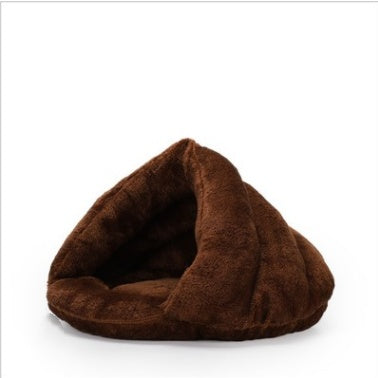 Arctic Velvet Triangle Nest Semi Closed bed