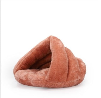 Arctic Velvet Triangle Nest Semi Closed bed