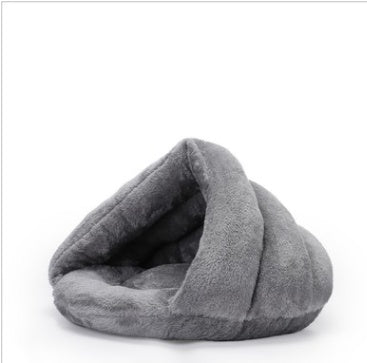 Arctic Velvet Triangle Nest Semi Closed bed