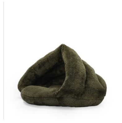 Arctic Velvet Triangle Nest Semi Closed bed