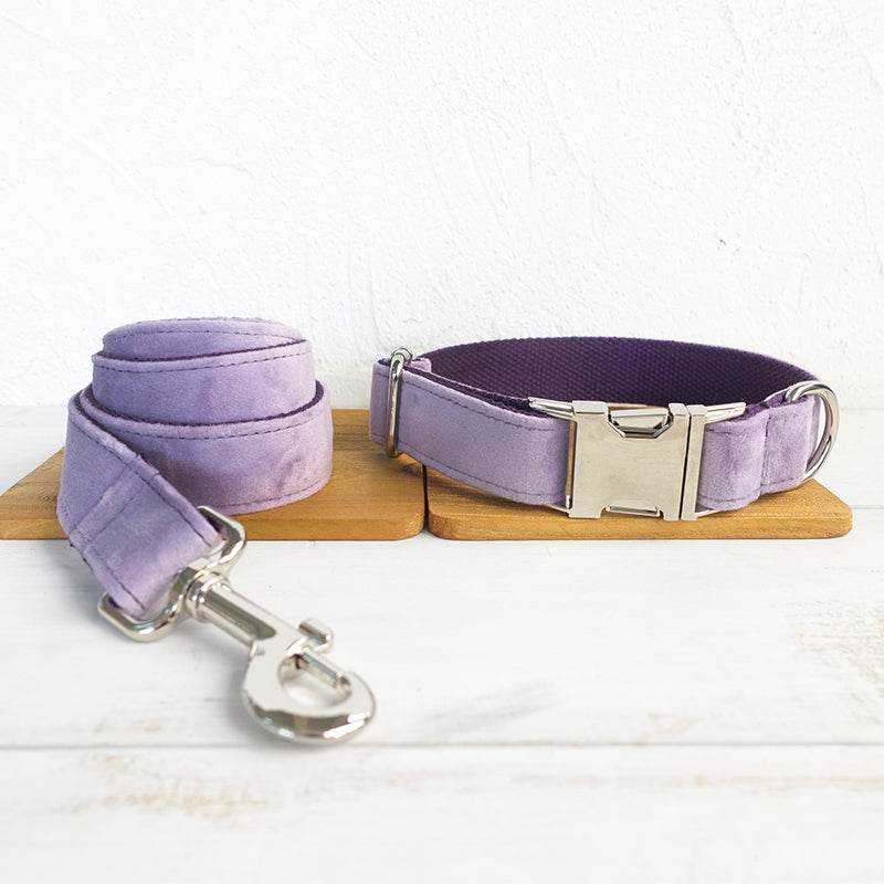 Cloth collar Lavender