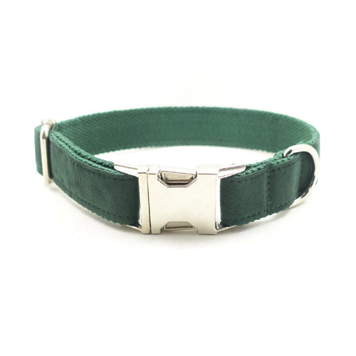 Cloth collar forest green
