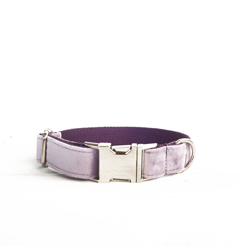 Cloth collar Lavender