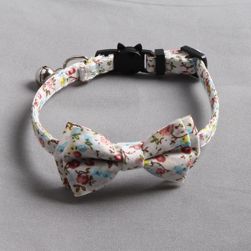 wild flower cat collar