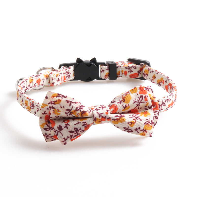 wild flower cat collar