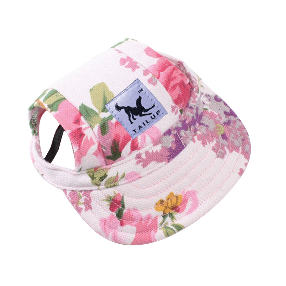 Pet Supplies New Fashionable Oxfordand Dog Costume Hat Baseball Outdoor Tourist Sun Hat