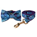 Purple Bottom Mermaid For Pet Collar Bowknot Dog Collar Metal Buckle