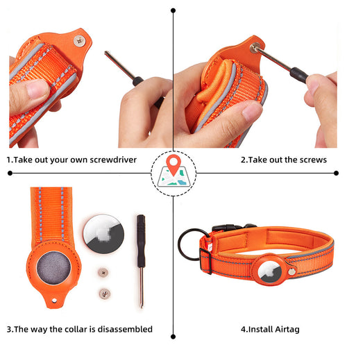 Air tag case collar .