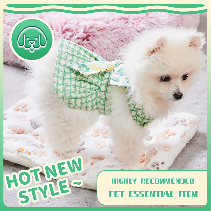 viral summer Small Dog Clothes Pet Harness With Leash Puppy Dresses Cute Outdoor Clothing Pet Dress Puppy