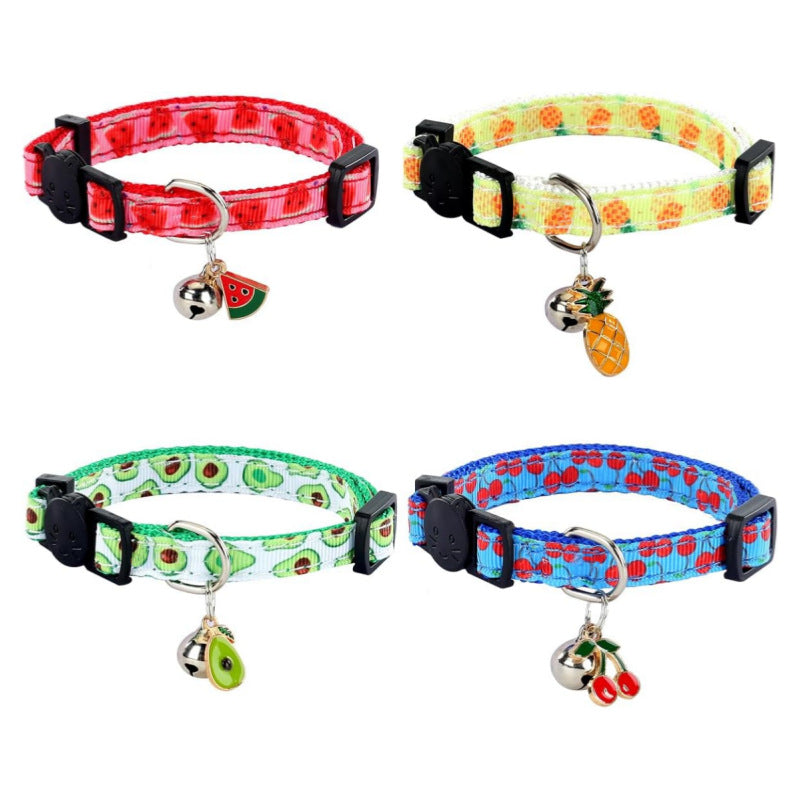 New Adjustable Fruit Collar For Pets