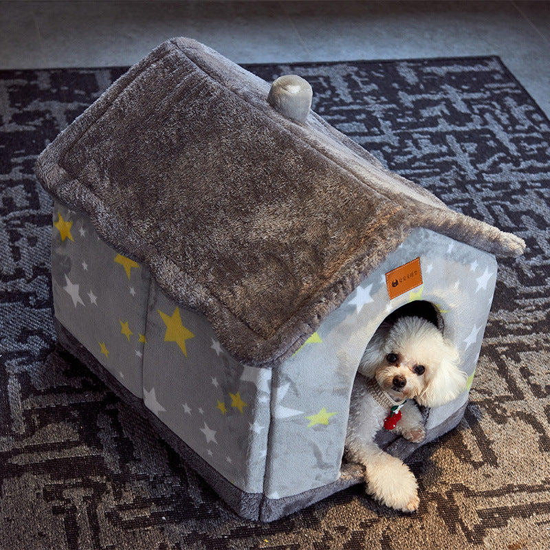 Dog house bed