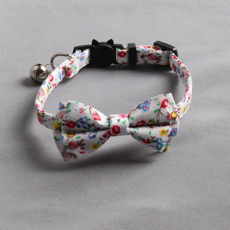 wild flower cat collar