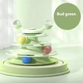 Viral 4 Levels Cat Toy Tower Turntable Roller Balls Toys Interactive Intelligence Pets Toys Training Track Puzzle Funny Games Accessories Pet Products