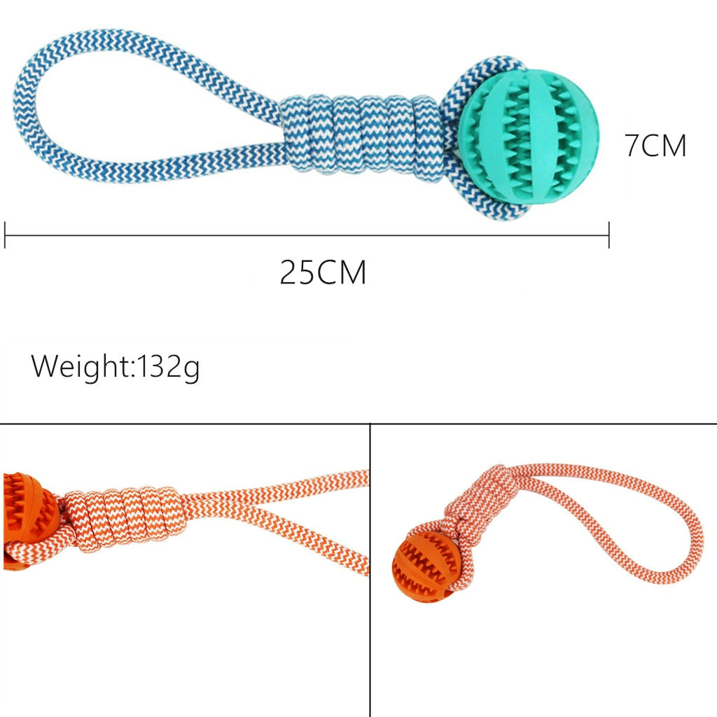 Dental tug of war toy