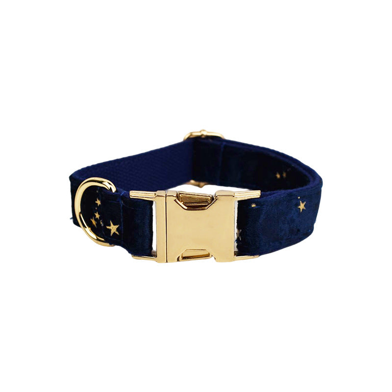 Stary Velvet Dog collar and Harness set