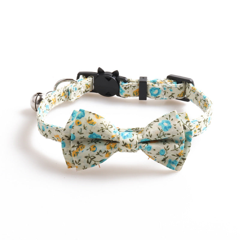 wild flower cat collar