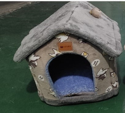 Dog house bed