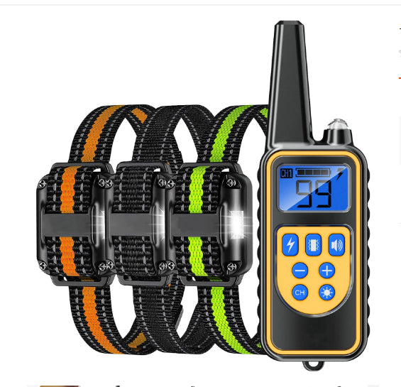 Remote Control water resistant Dog Training Device Dog Collar
