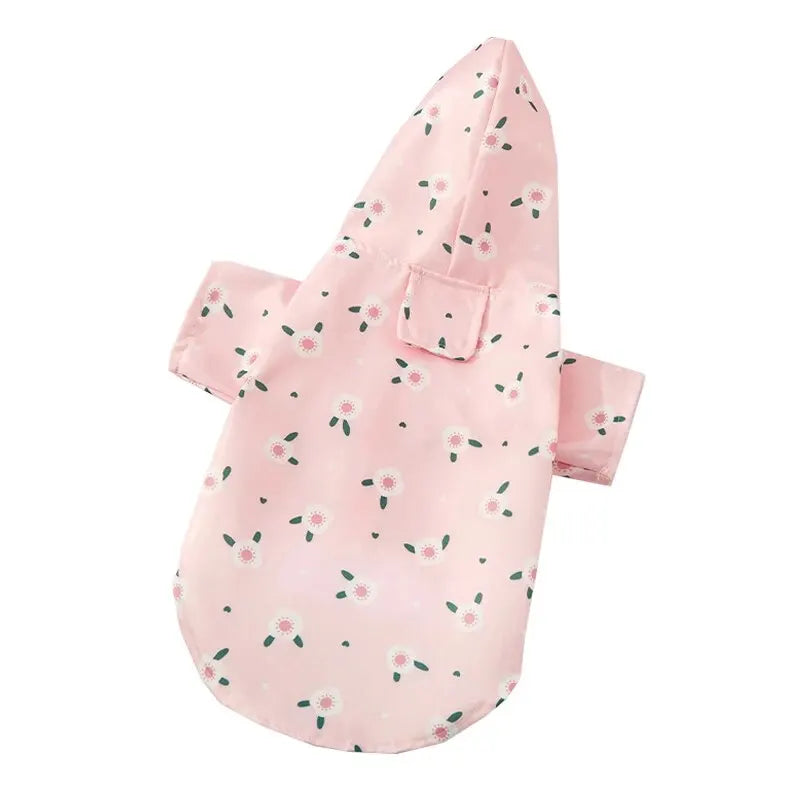 Fashionable Waterproof Dog Raincoat for Summer