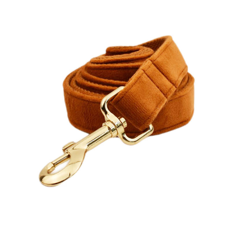 Velvet Dog Collar and Harness set