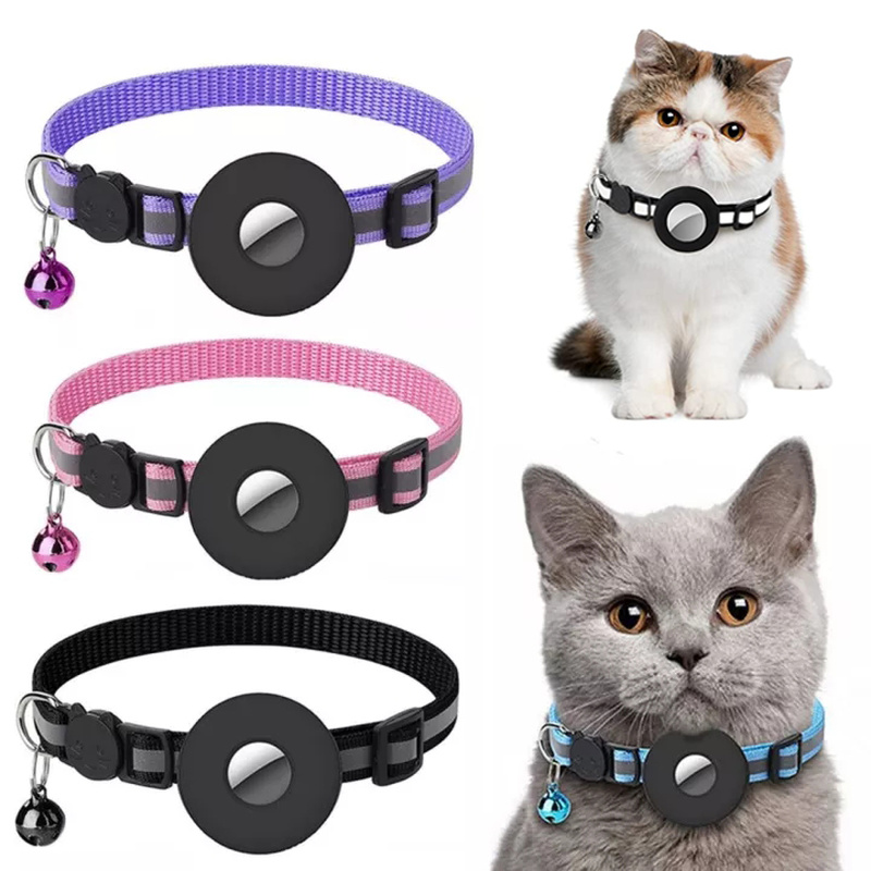 Air tag holder cat collar . Waterproof and reflective.