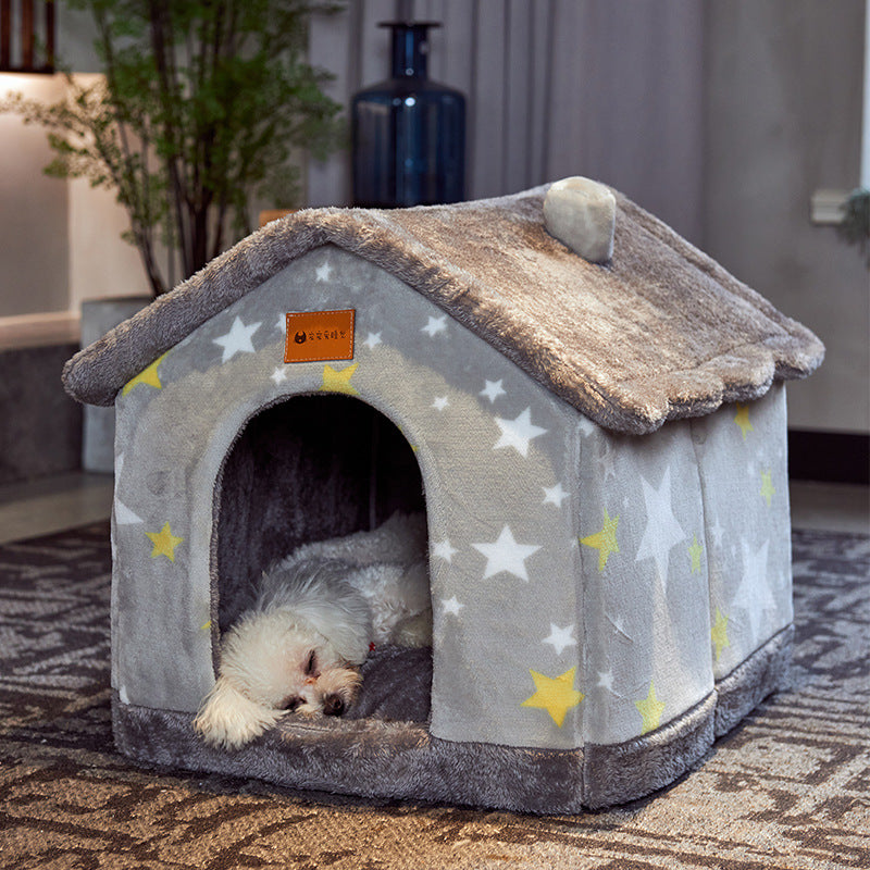 Dog house bed