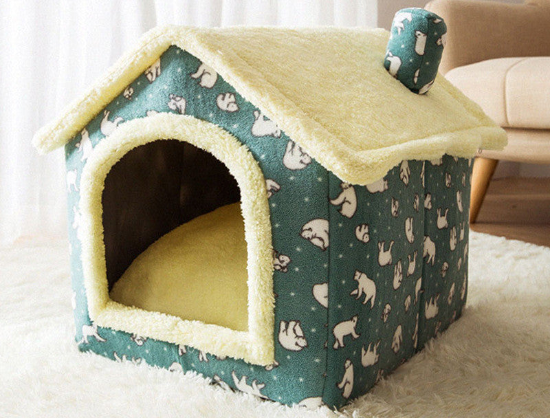 Dog house bed