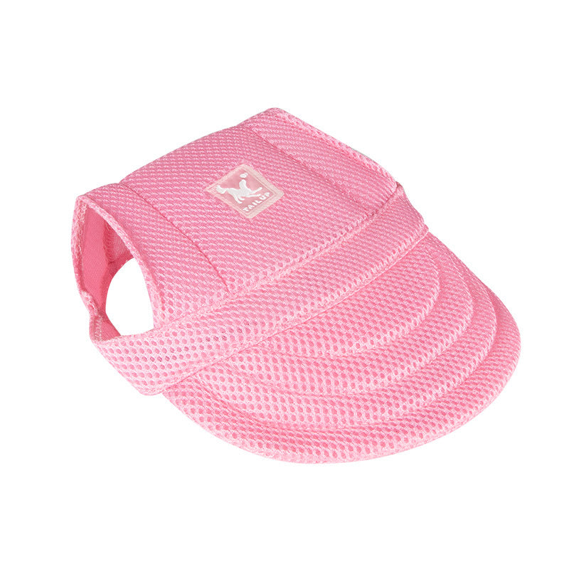 Pet Supplies New Fashionable Oxfordand Dog Costume Hat Baseball Outdoor Tourist Sun Hat