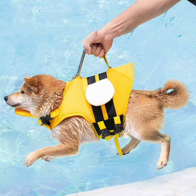 VIRAL Summer Animal Shape Little Bee Dog Life Jacket