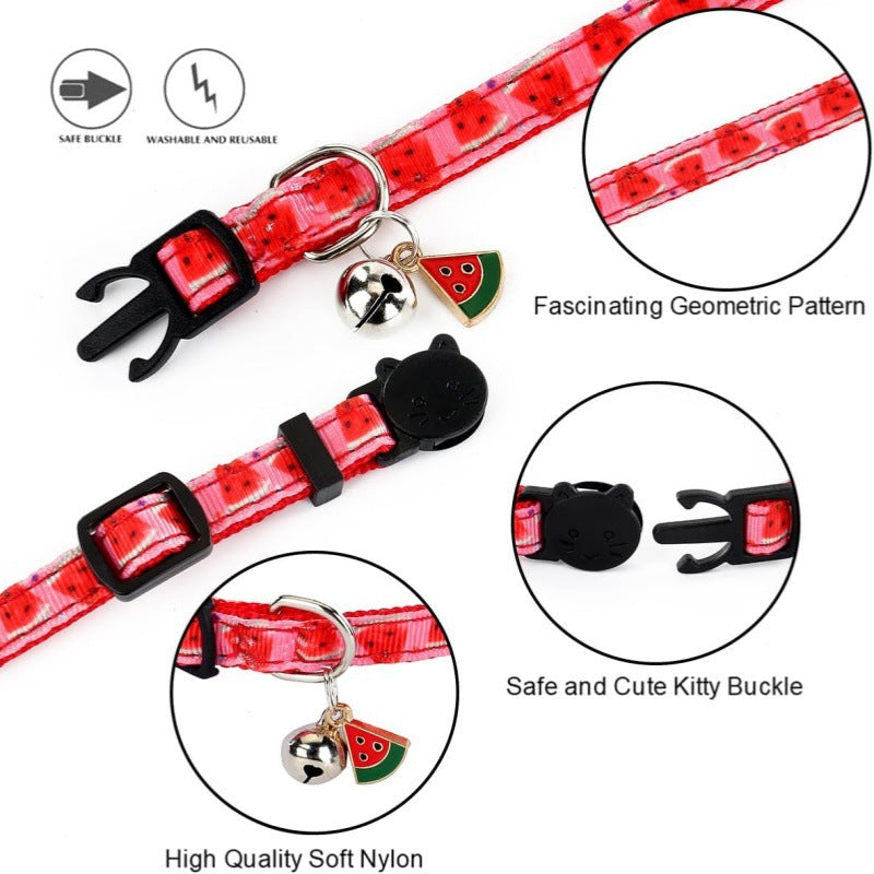 New Adjustable Fruit Collar For Pets