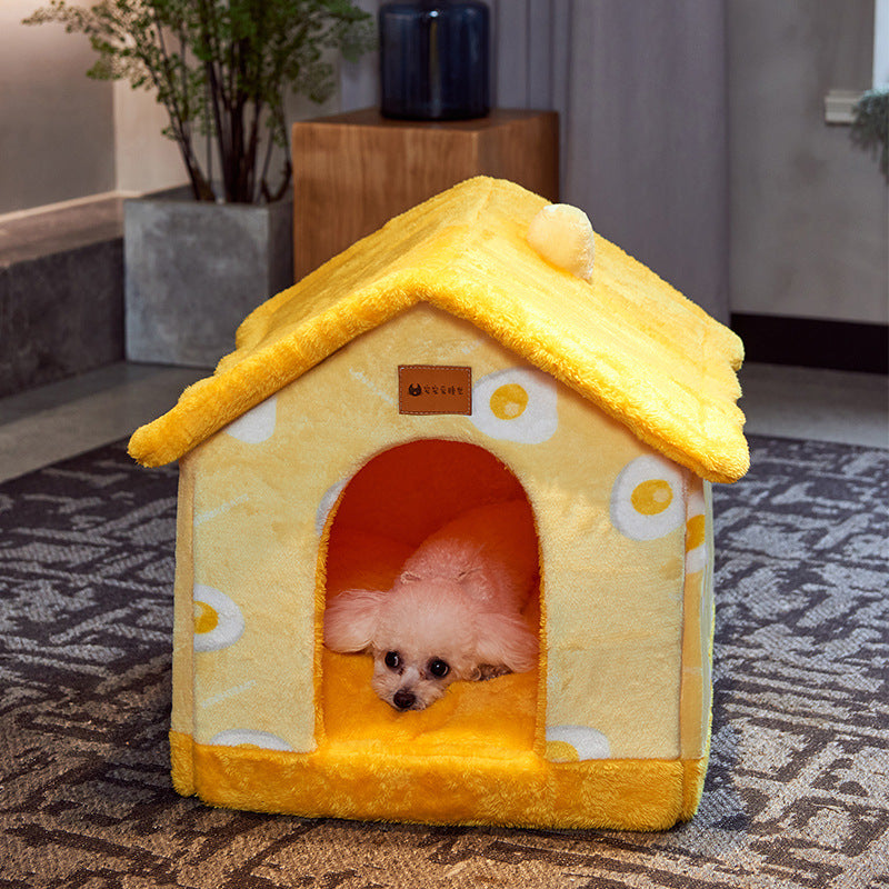 Dog house bed