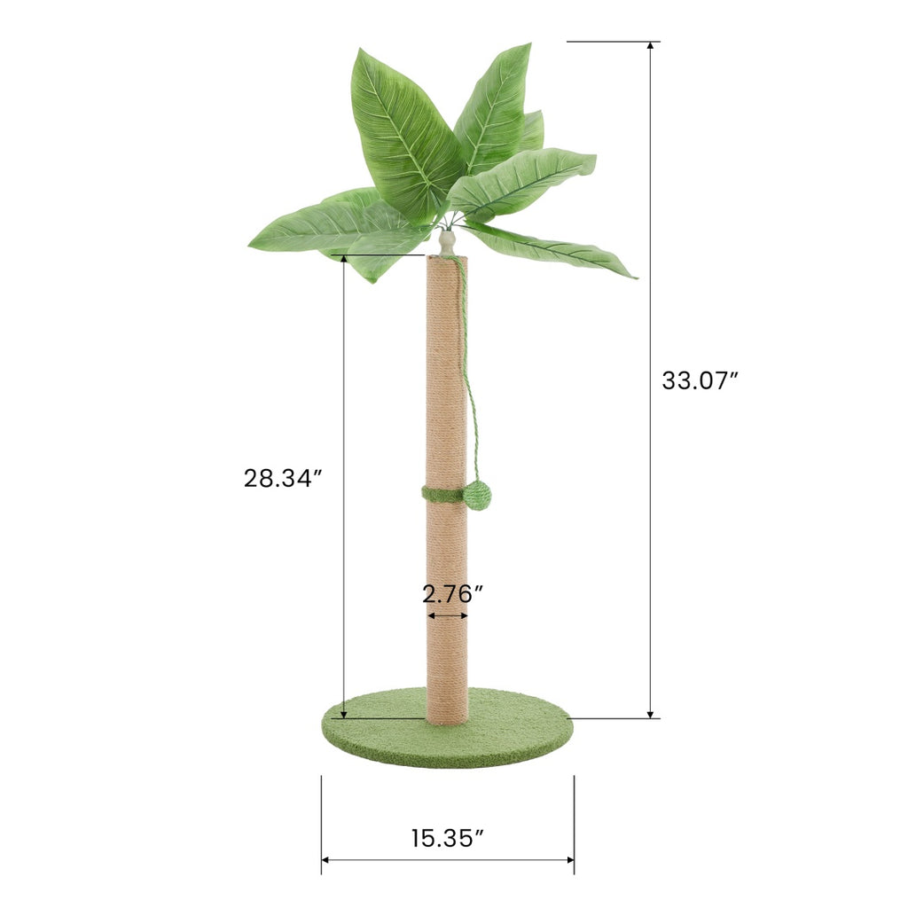 palm tree scratch post
