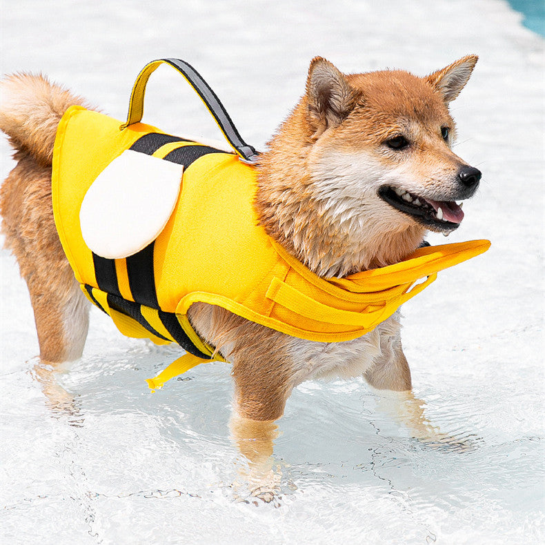 VIRAL Summer Animal Shape Little Bee Dog Life Jacket