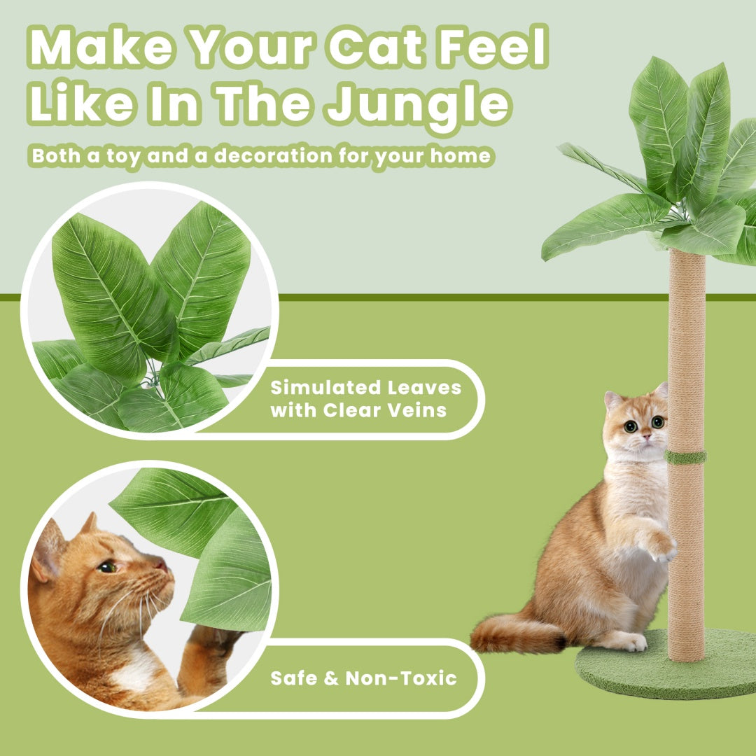 palm tree scratch post