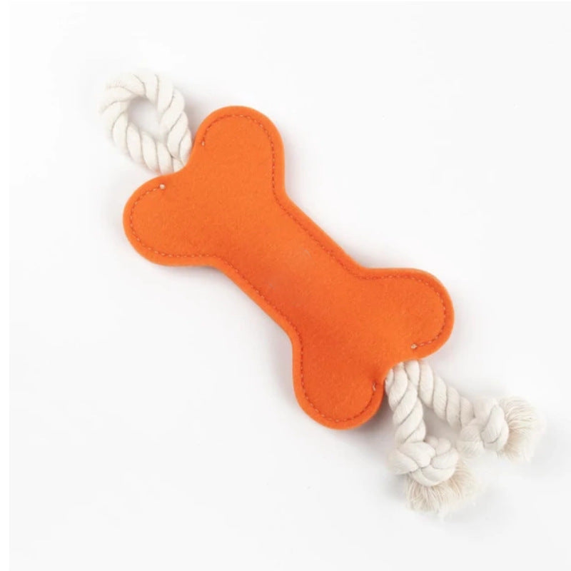 Bone shaped chew dental toy