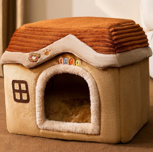 Dog house bed