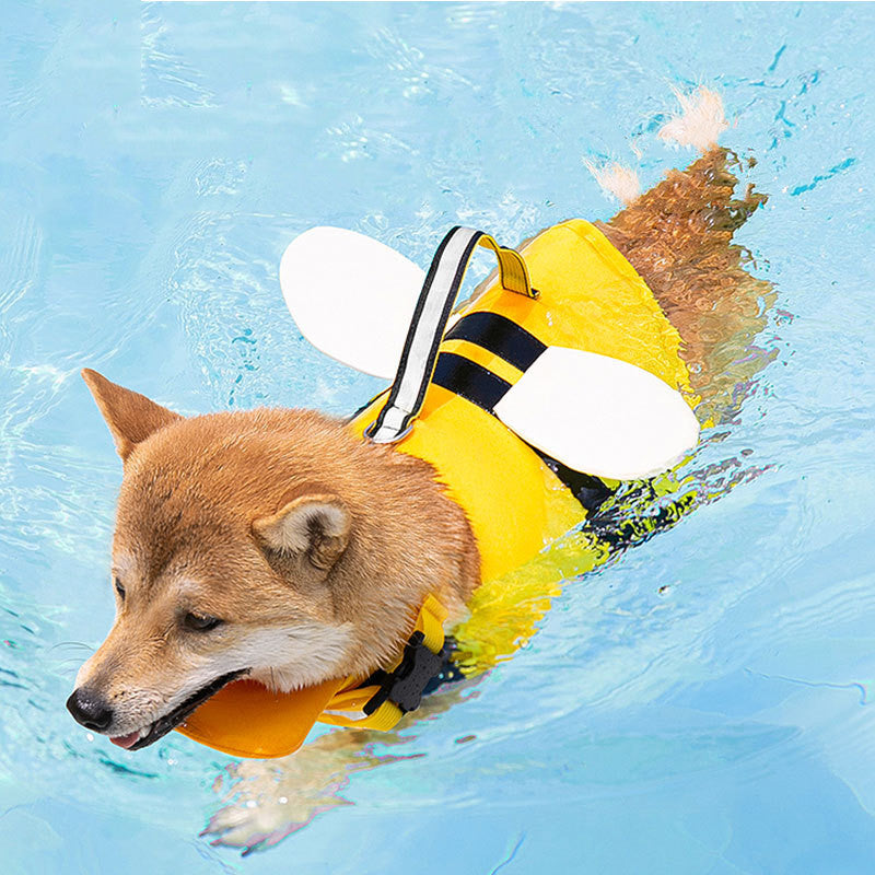VIRAL Summer Animal Shape Little Bee Dog Life Jacket