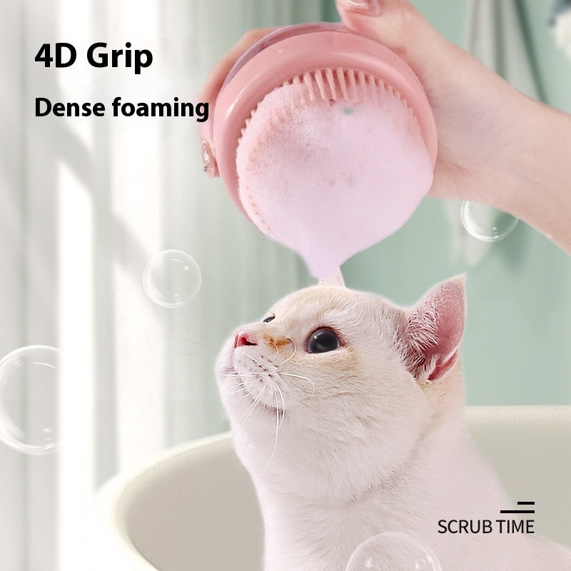 Pet Bath Silicone Bath Brush