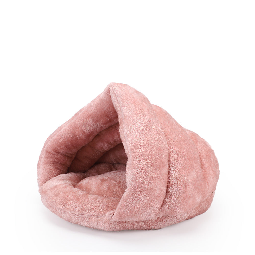 Arctic Velvet Triangle Nest Semi Closed bed